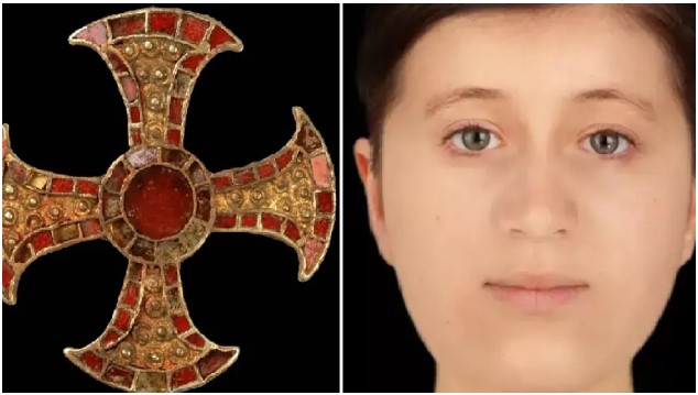 Cientificos recrean el rostro de una adolescente del siglo VII a partir de su cráneo