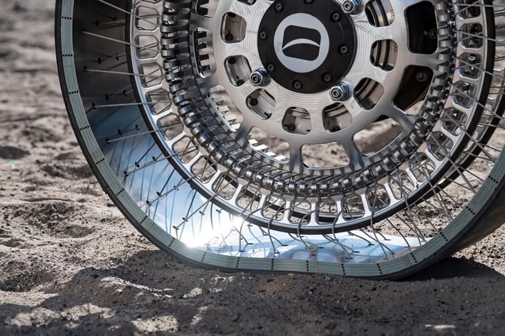 Estas ruedas permitirán a un rover de la NASA explorar las regiones desconocidas del polo sur lunar