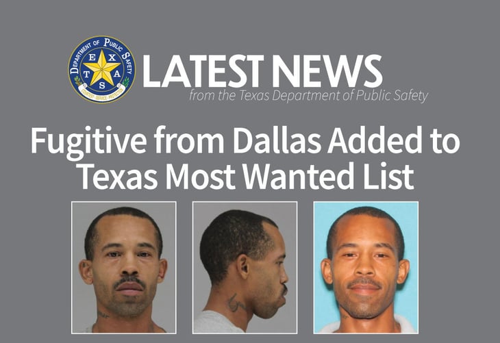 Emiten orden de búsqueda de sujeto pendiente en Dallas