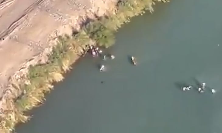 415 migrantes Cruzan el Río Bravo y los regresan a México 