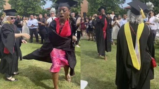 Estudiante pelea con su maestra en plena graduación y se hace viral