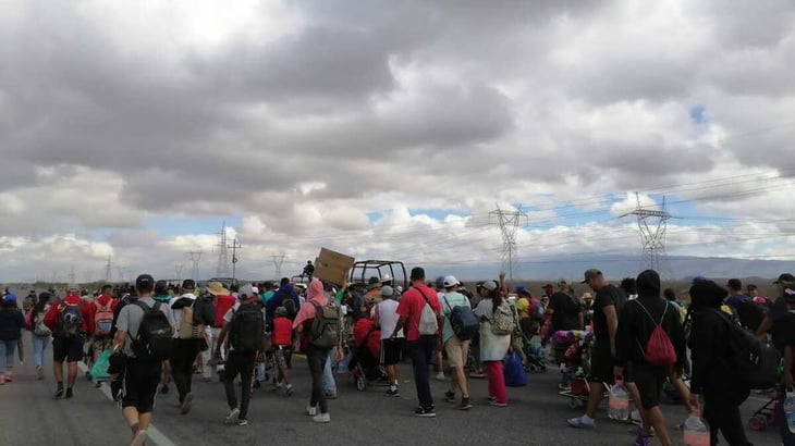Coahuila revisa y mantiene filtros para tratar de frenar las caravanas de migrantes 