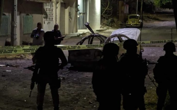 Coche bomba deja siete elementos de la Guardia Nacional heridos en Celaya