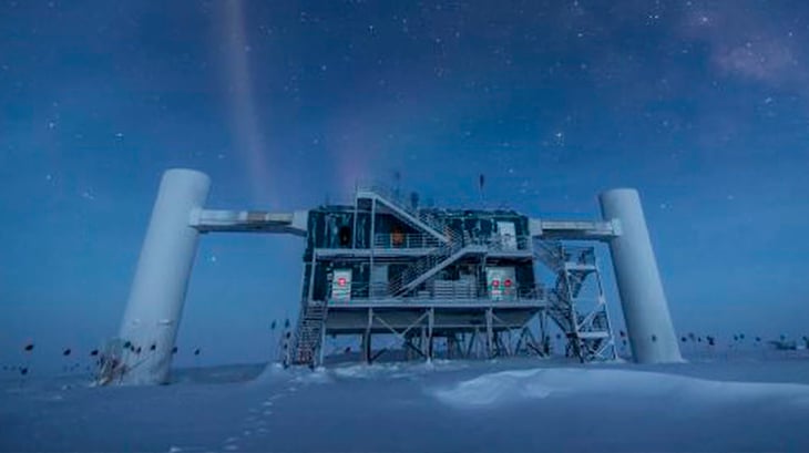 Un telescopio bajo el hielo de la Antártida detecta los primeros neutrinos galácticos