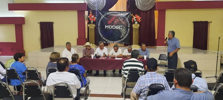 Sesiona MODEC para puntos políticos importantes en Coahuila