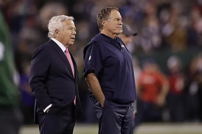 ¿Crisis en los Patriots? Kraft y Belichick se contradicen sobre el presupuesto del equipo