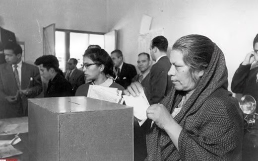 Se conmemoran 68 años desde que las mujeres votaron por primera vez