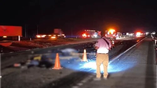 Mueren cuatro migrantes en accidente carretero en Galeana, Nuevo León 