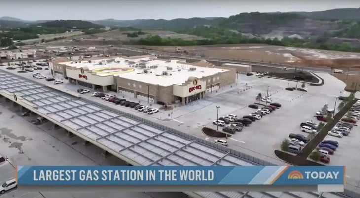 Estados Unidos acaba de inaugurar la estación de servicio más grande del mundo