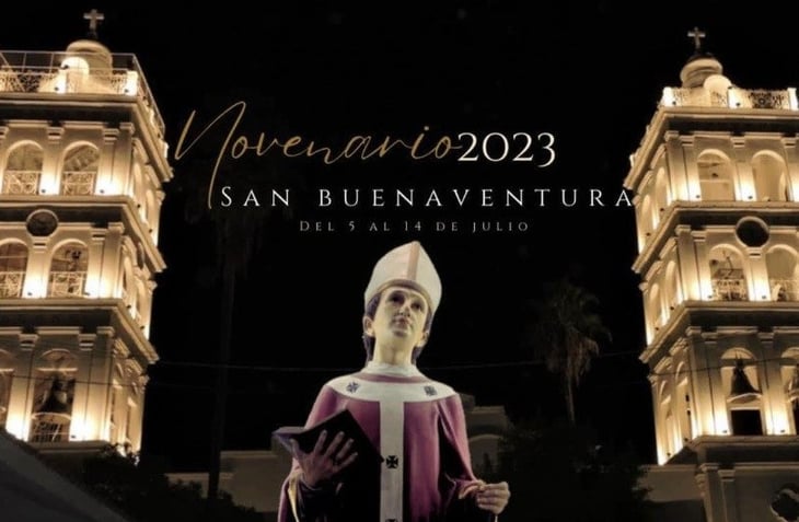 Hoy inicia novenario al Santo Patrono Buenaventura con rosario diario a las 6:00 am
