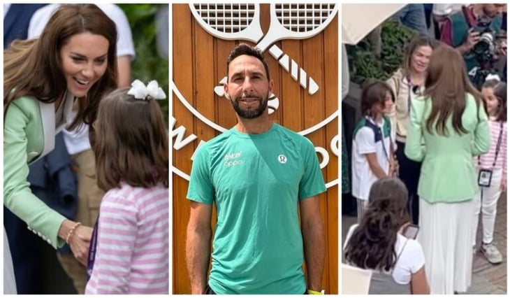 Santiago González ‘presume’ encuentro de Kate Middleton con sus hijos en Wimbledon