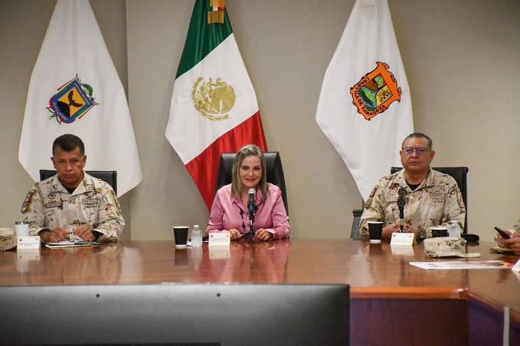 Comandante de la 11 zona militar preside reunión de seguridad en Piedras Negras