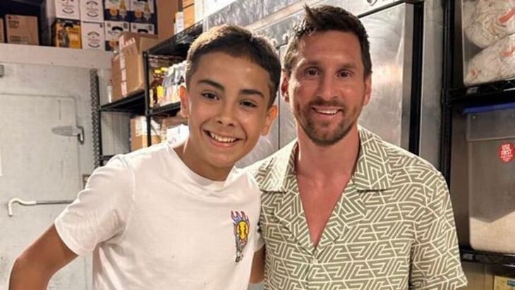 Messi tuvo su primera salida en Miami y empezó a recibir el cariño de los fanáticos