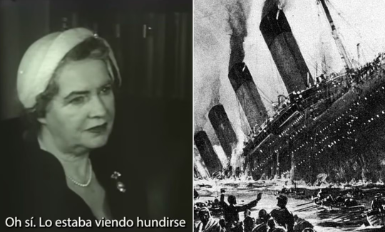¡De terror! Reviven en TikTok entrevista a sobreviviente del Titanic y su relato sorprende a millones