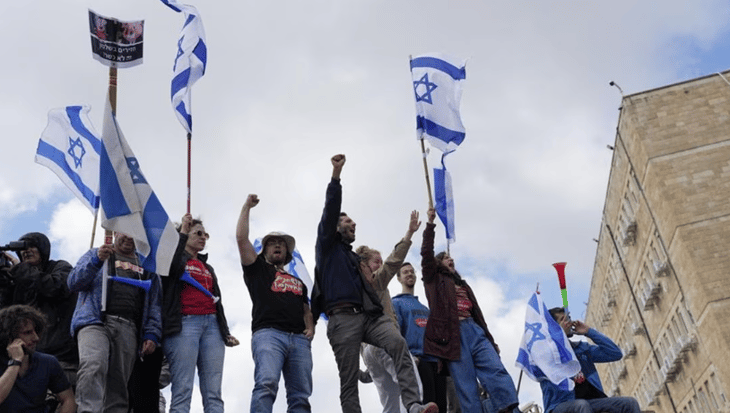 Más de 150 mil israelíes vuelven a protestar contra reforma judicial de Netanyahu