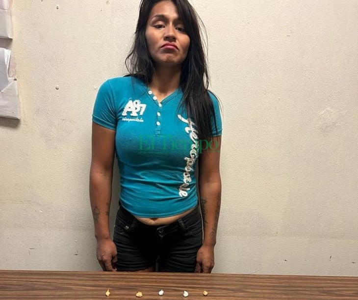 Mujer fue detenida con 35 dosis de “Cristal” en Monclova