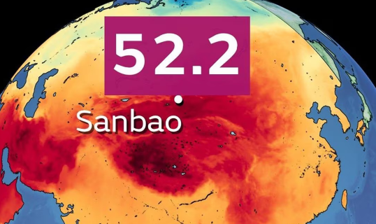 China rompe récord de calor, con 52.2 grados Celsius