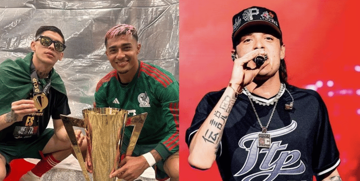 ¡Festejo belicón! Selección Mexicana celebra triunfo en Copa Oro con Peso Pluma