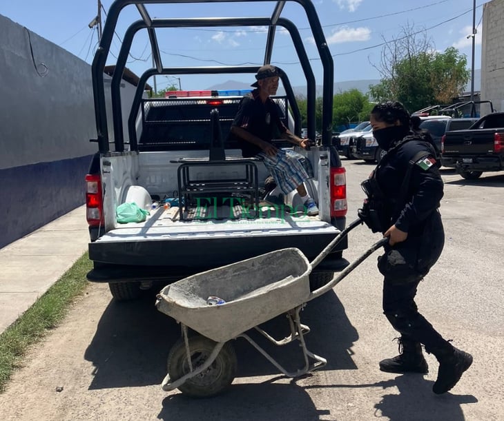 Policía Municipal detiene a presunto ladrón en la Emiliano Zapata