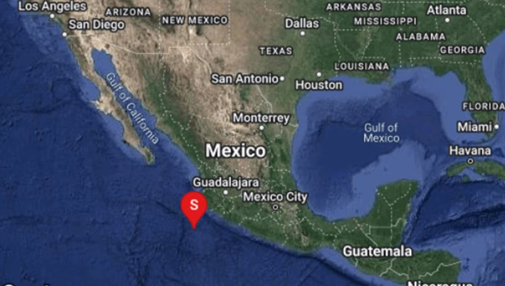 Reportan sismo de 5.6 en Cihuatlán, Jalisco