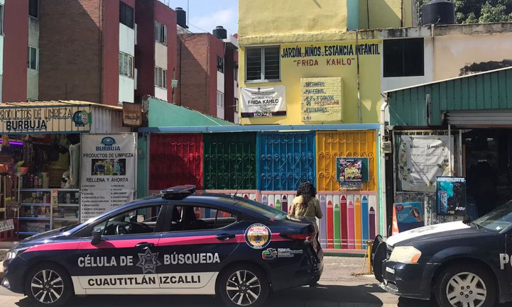 Agresión a maestra: Policías custodian jardín de Niños de Cuautitlán Izcalli