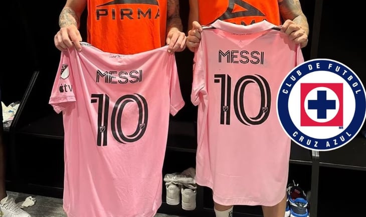 Messi regala playera a dos jugadores de Cruz Azul ¿Quiénes fueron los afortunados?