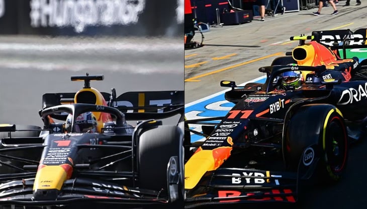 Checo Pérez vuelve al podio en la F1 y acaba tercero; Max Verstappen gana el GP de Hungría