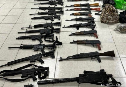 EU duplica decomiso de armas con destino a México 