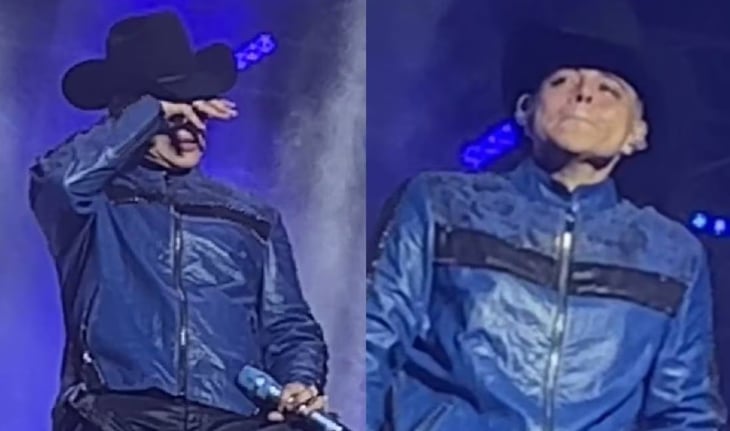 Eduin Caz se quiebra durante su concierto en Honduras y rompe en llanto en pleno escenario
