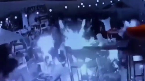 Circula nuevo video de como inició el fuego en bar de Sonora