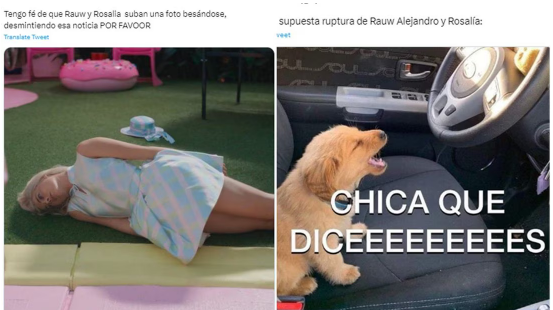Rosalía y Rauw Alejandro 'truenan' y desatan memes sobre C. Tangana y Julian Casablancas