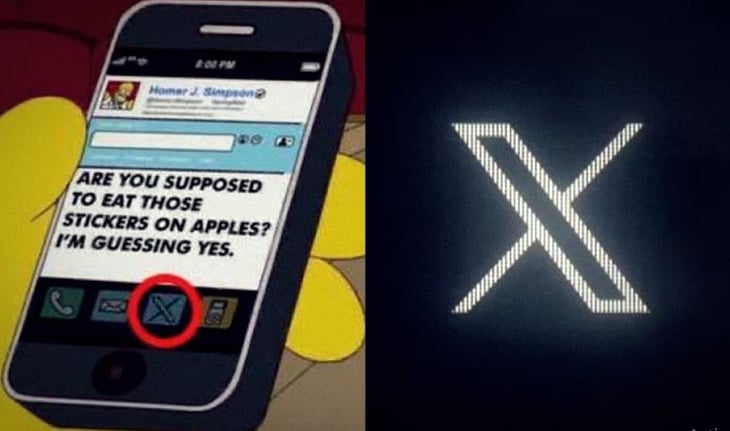 ¿Los Simpson predijeron el nuevo logo 'X' de Twitter? Esto pasó en realidad