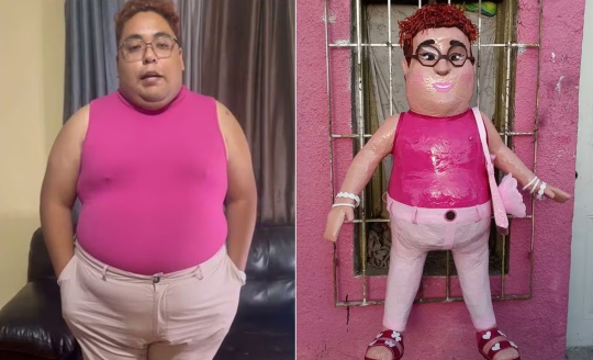 Crean piñata 'en apoyo total' a Ernesto, joven víctima de ciberbullying por outfit de Barbie