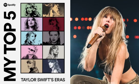 ¿Cómo crear tu Top 5 de Taylor Swift's Eras en Spotify?