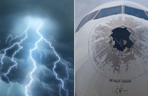 Granizo golpea avión en pleno vuelo y deja severos daños