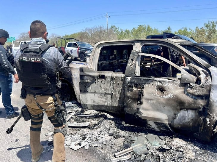 Hay 2 detenidos de Nuevo Laredo, y dos camionetas aseguradas en enfrentamientos en la Ribereña