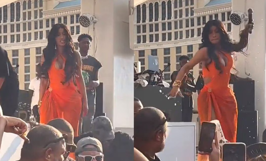 VIDEO: Cardi B arroja micrófono a fan que la mojó con bebida en pleno concierto