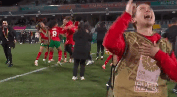 VIDEO: La emotiva reacción de la Selección de Marruecos al avanzar en la Copa del Mundo Femenil