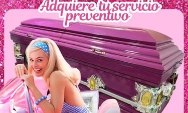 Funeraria promociona ataúdes rosa al más puro estilo de Barbie