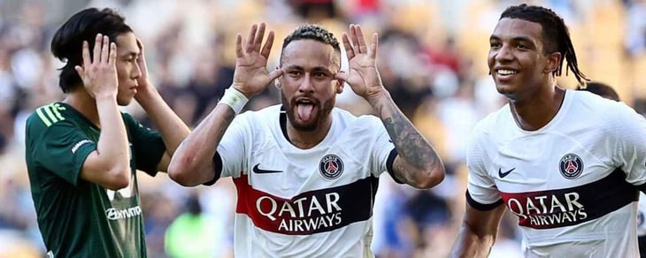 Neymar brilló en el triunfo de PSG frente a Jeonbuk Motors