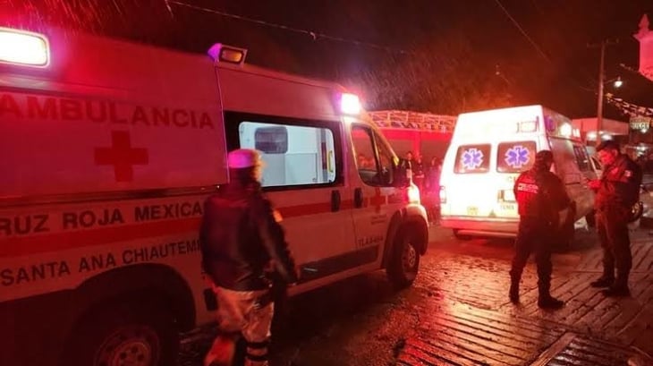 Explosion de pirotecnia en Tetlatlahuac, Tlaxcala, dejo dos muertos y 20 heridos 