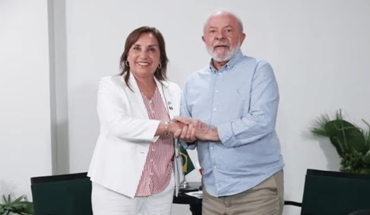 Primer encuentro entre Lula y Boluarte, protagonizado por diálogo de cooperación bilateral entre Brasil y Perú