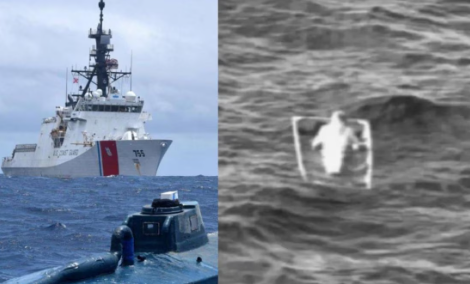 Guardia Costera de Estados Unidos rescata con vida a joven en bote casi sumergido