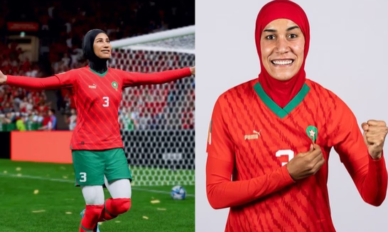 Nouhaila Benzina, la primera jugadora que usará hiyab en el videojuego FIFA 23