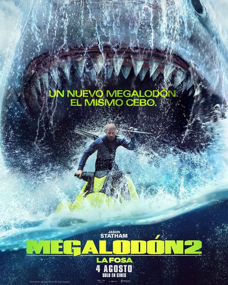 Detrás de cámaras: Las escenas subacuáticas de 'Megalodón 2' con Jason Statham