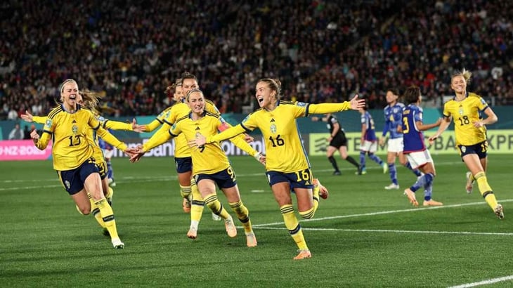 Suecia frena a Japón y se mete a semifinales del Mundial 2023