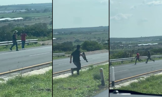 Reportan presencia de sujetos armados en carretera 57 de San Luis Potosí