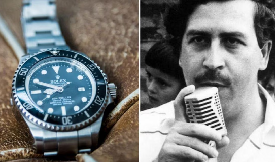 Un Rolex de 220 gramos de oro, el amado 'lujo' de Pablo Escobar