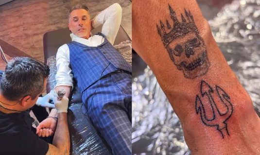 Sergio Mayer y Poncho de Nigris ya se tatuaron el trinche del 'team infierno'
