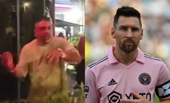 Sujeto fue golpeado brutalmente por tomar una foto en el restaurante de Bad Bunny, donde cenaban Messi y Beckham